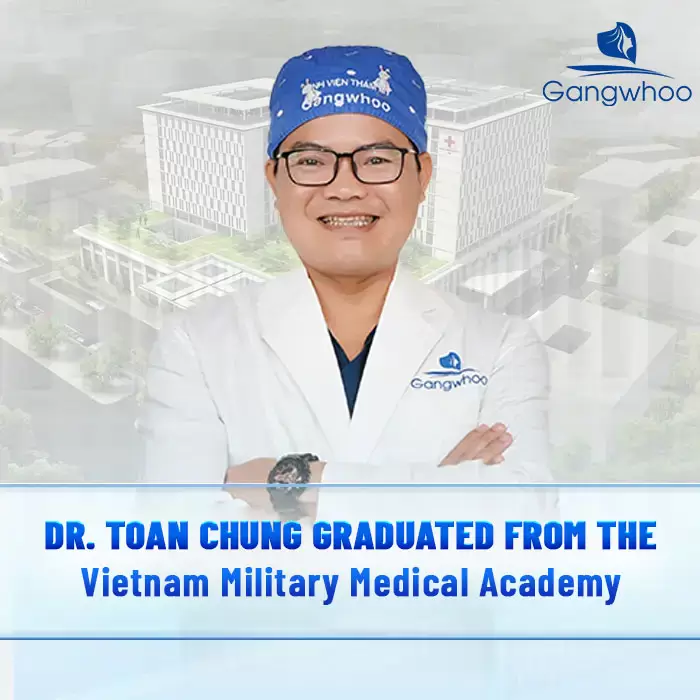 Master's Degree – Dr. Nguyen Toan Chung – Specialist in Abdominal and Breast Aesthetic Surgery 2 Dr. Toàn Chung graduated from the Military Medical Academy of Vietnam