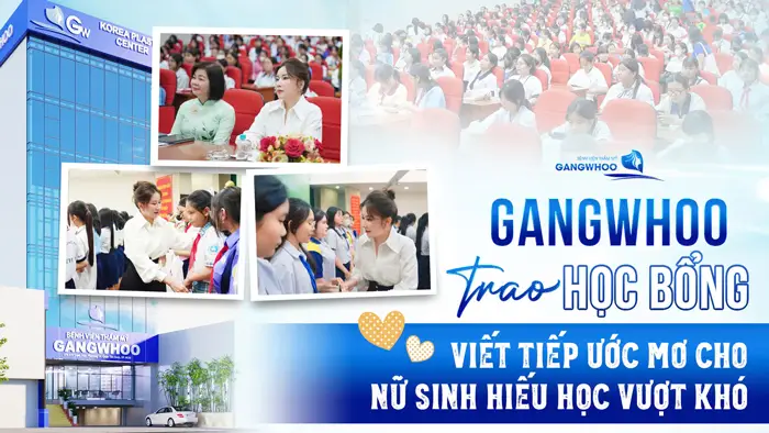 gangwhoo trao hoc bong viet tiep uoc mo cho nu sinh hieu hoc vuot kho