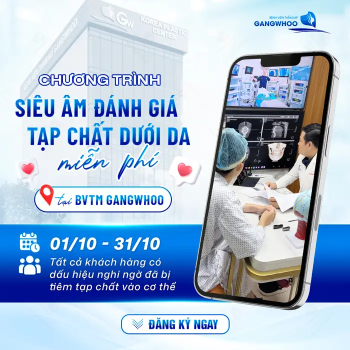 Siêu âm đánh giá tạp chất dưới da miễn phí tại Gangwhoo 