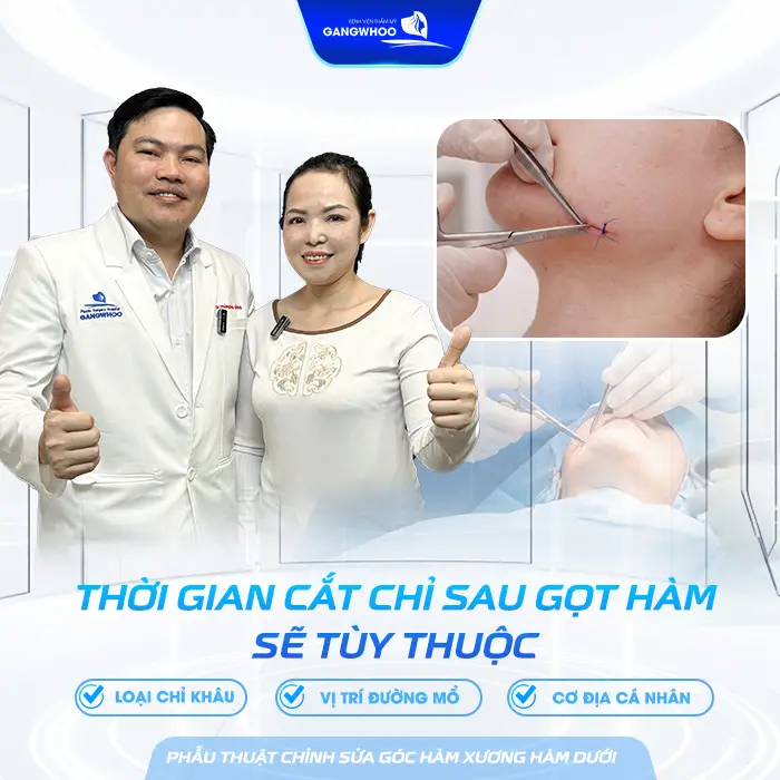 Gọt Hàm Bao Lâu Cắt Chỉ? Hướng Dẫn Chăm Sóc Sau Cắt Chỉ