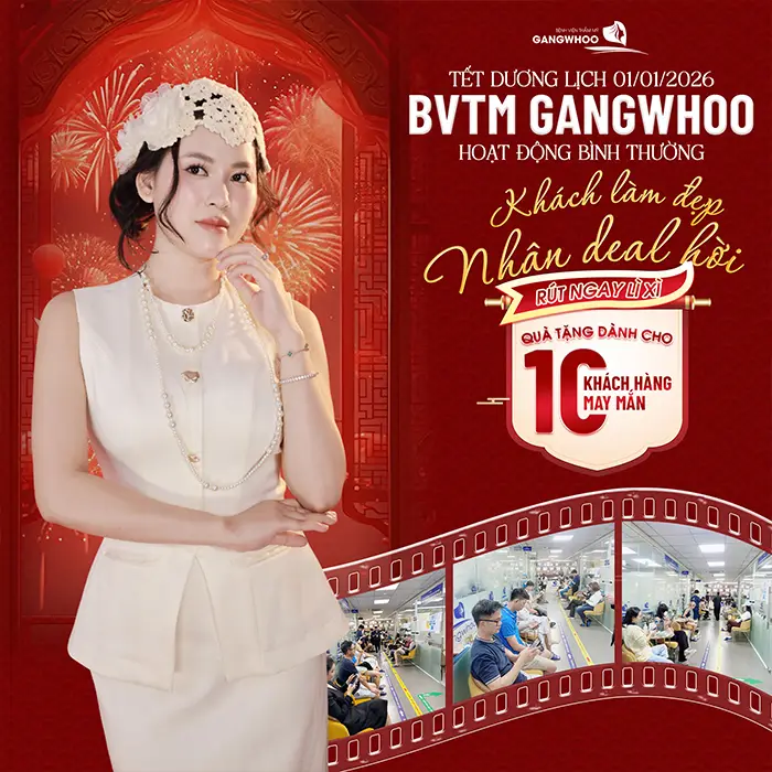 Gangwhoo Thông Báo Lịch Làm Việc Tết 2026: Mở Ra Cơ Hội Làm Đẹp Cuối Năm Nhiều Ưu Đãi Lớn