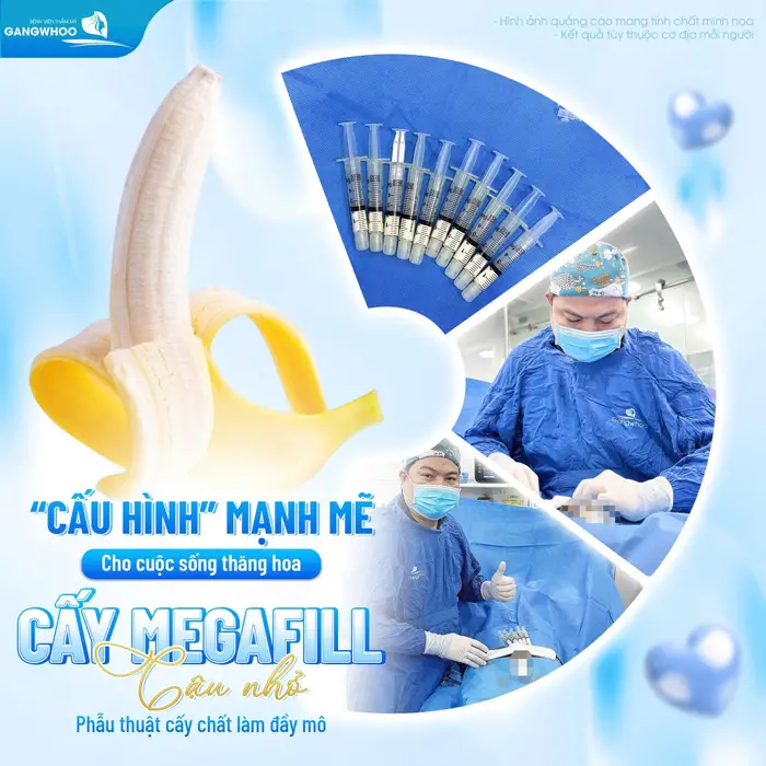 Cấy Megafill "tăng kích thước" cho cậu nhỏ thêm cứng cáp an toàn và hiệu quả chỉ sau 1 lần thực hiện