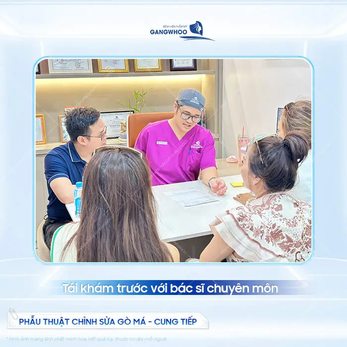 Hãy chú ý nên đi tái khám trước với bác sĩ chuyên môn để kiểm tra kết quả hạ gò má trước khi di chuyển bằng máy bay