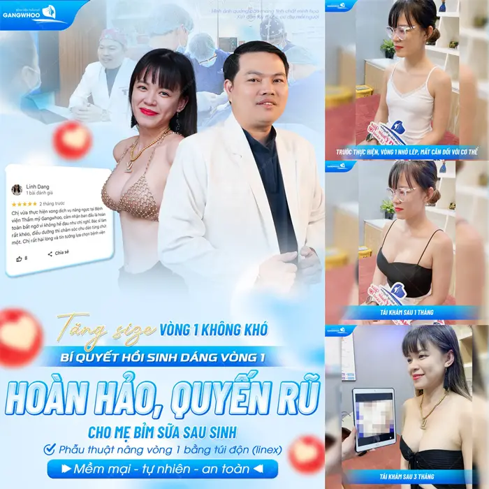 Tăng size vòng 1 không khó bí quyết hồi sinh vòng 1 đẹp hoàn hảo và căng đầy quyến rũ cho mẹ bỉm sau sinh