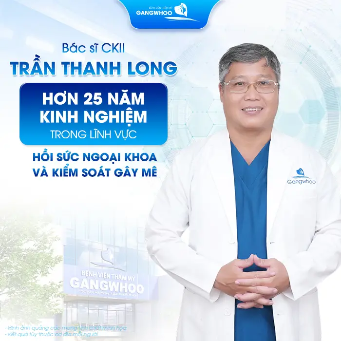 Bác sĩ CKII Trần Thanh Long hơn 25 năm kinh nghiệm trong lĩnh vực hồi sức ngoại khoa và kiểm soát gây mê