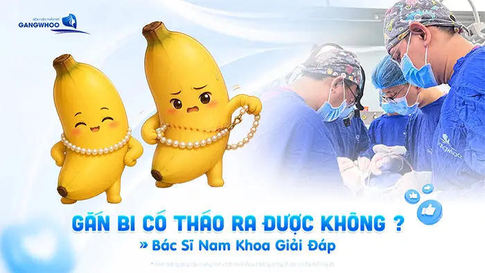 gan bi co thao ra duoc khong
