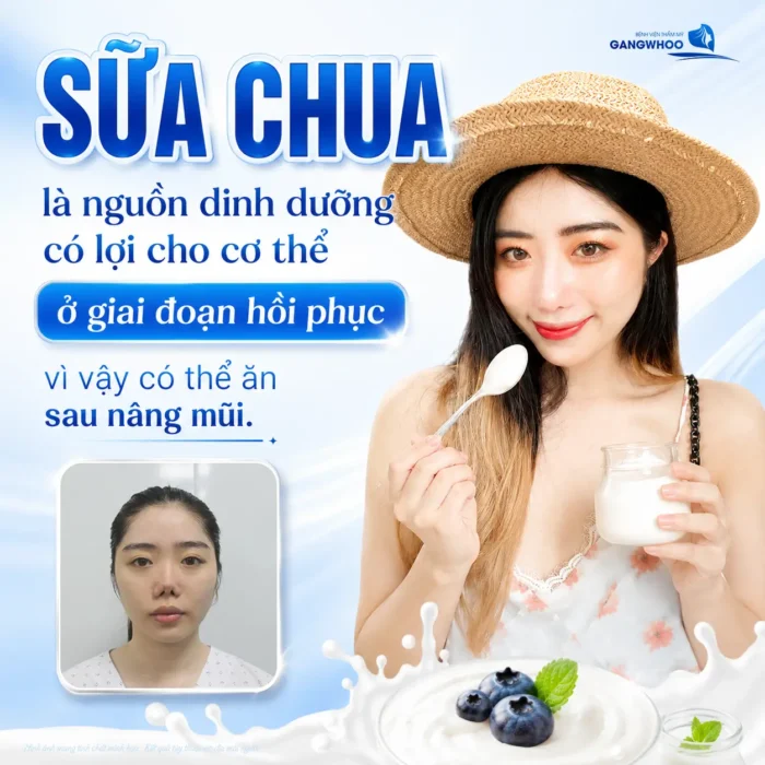 Nâng Mũi Ăn Sữa Chua Được Không? Chuyên Gia Giải Đáp Chi Tiết