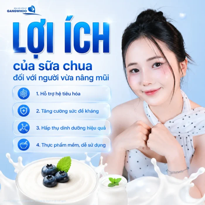 Nâng Mũi Ăn Sữa Chua Được Không? Chuyên Gia Giải Đáp Chi Tiết