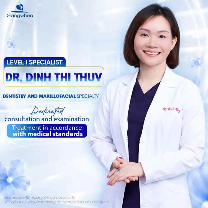 Dr. Dinh Thi Thuy, Specialist Level I in Odonto-Stomatology – Head of the Department of Dentistry and Maxillofacial Surgery 2 bs dinh thi thuy en 3
