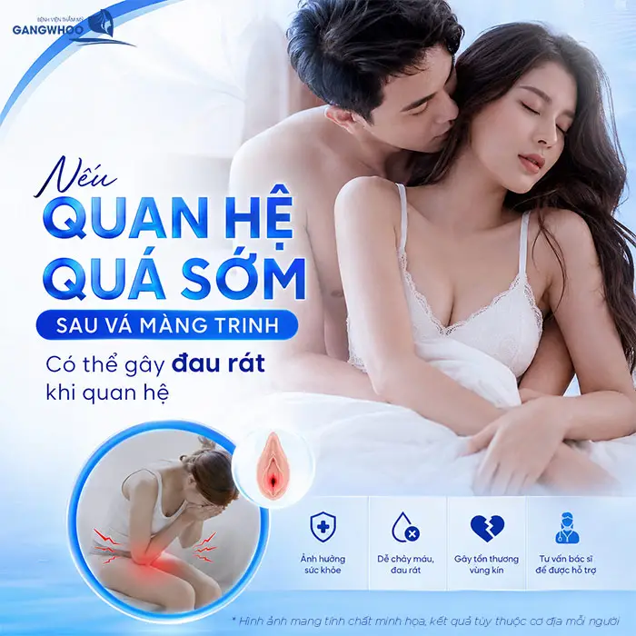 Vá Màng Trinh Bao Lâu Thì Quan Hệ Được? Bác Sĩ Giải Đáp Thời Điểm An Toàn