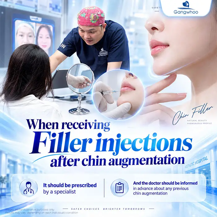 Can You Get Filler After Chin Augmentation? How Long Should You Wait Before Getting Filler? 6 Filler injection after chin augmentation should be performed under the recommendation of a specialist