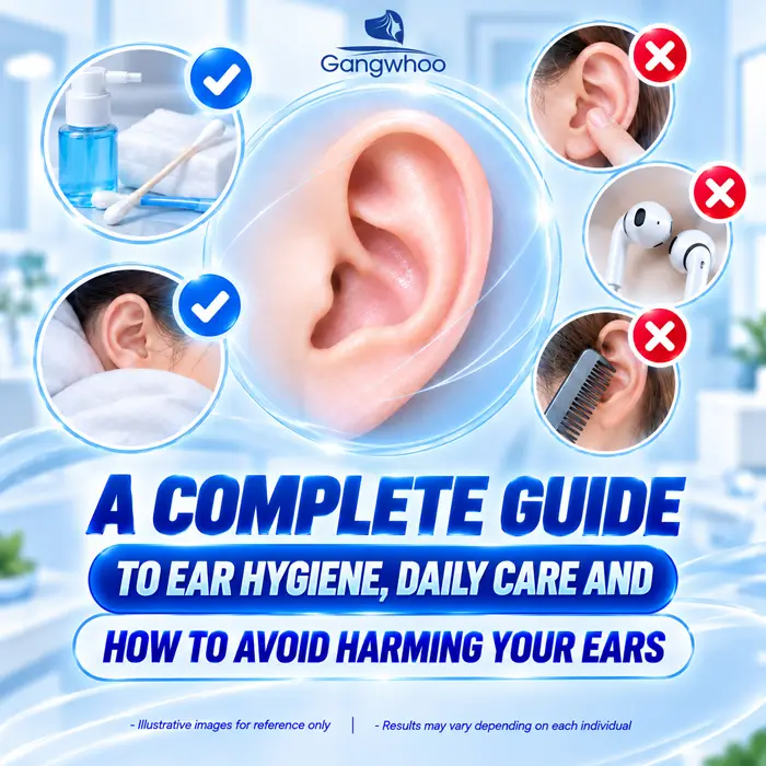 Follow instructions regarding hygiene, daily activities, and avoiding impact on the ear area